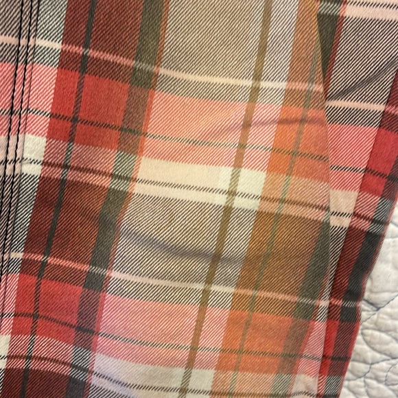 RARE VINTAGE SASS & BIDE RED PLAID JEANS ~ 29 - Picture 8 of 8